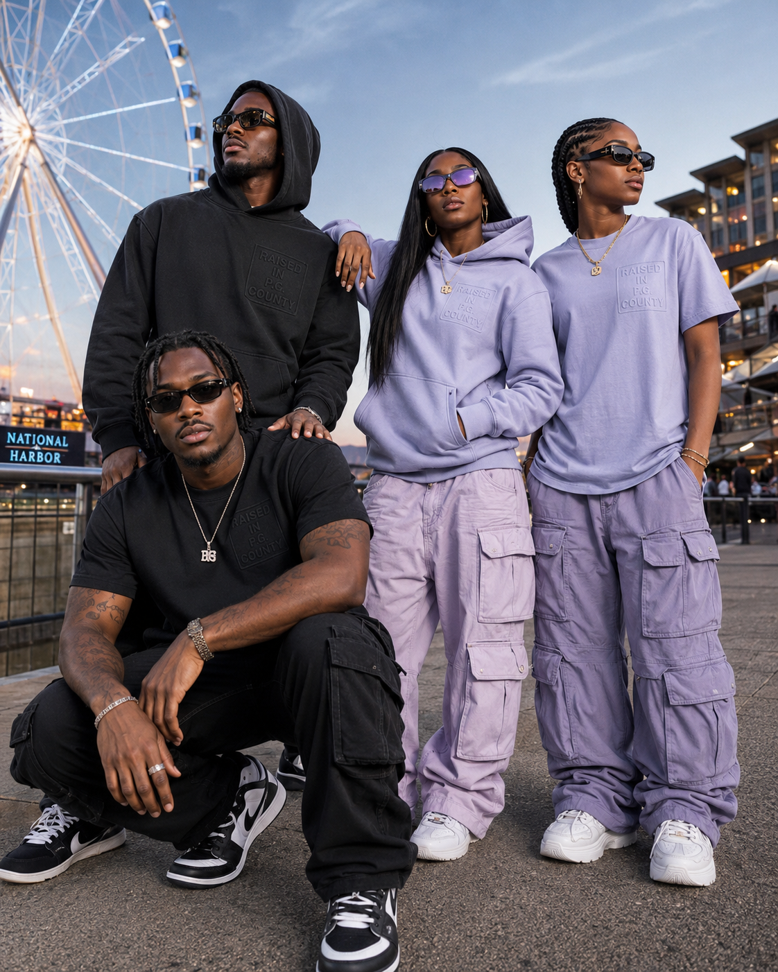 Black & Victorious crew at National Harbor