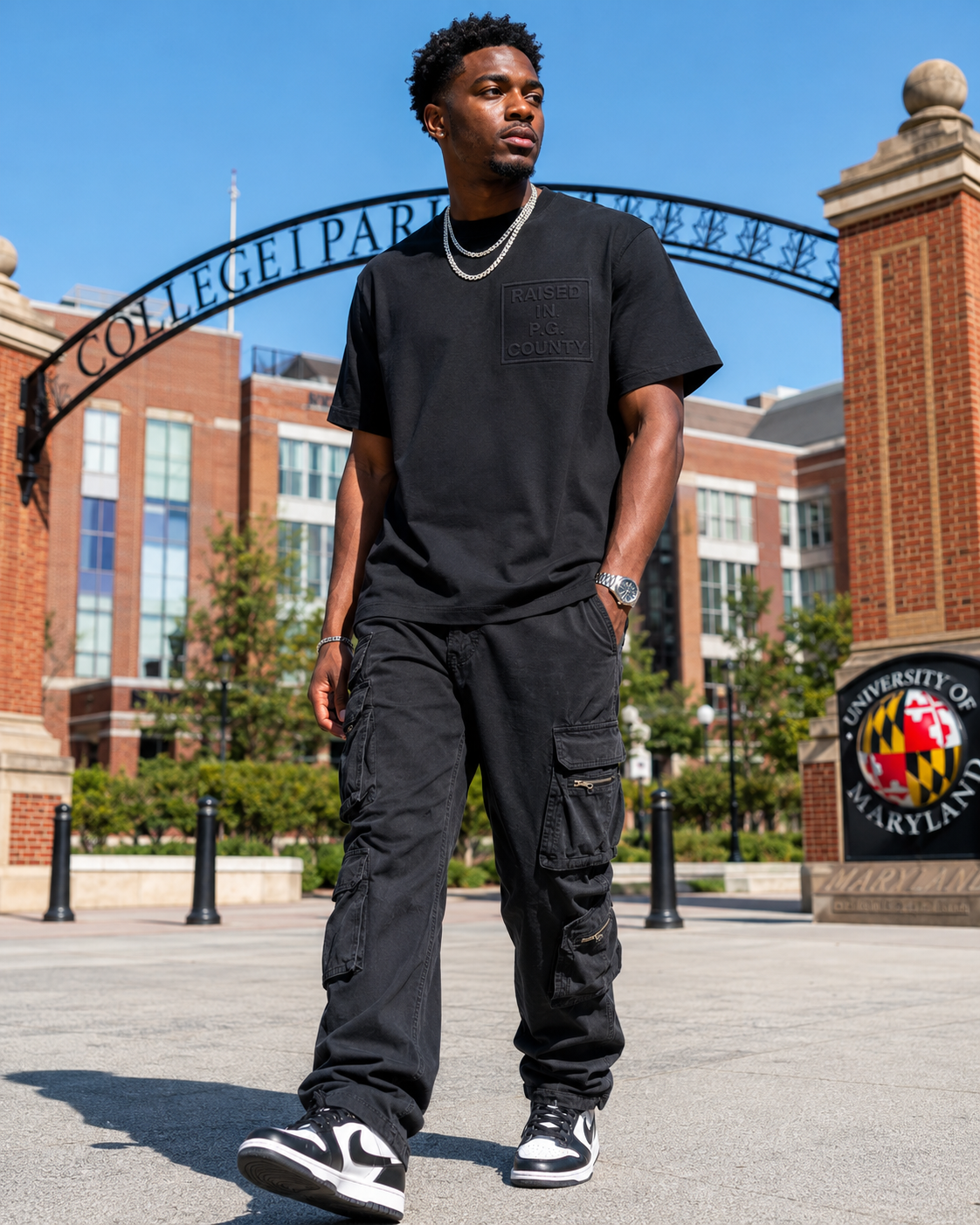 Black tee at University of Maryland